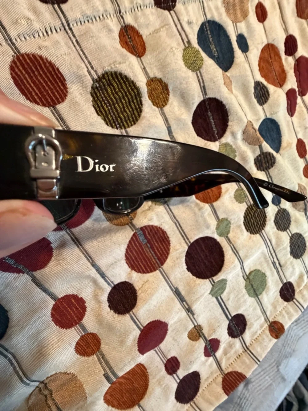 Dior women’s Black with brown Sunglasses with Dark Lenses